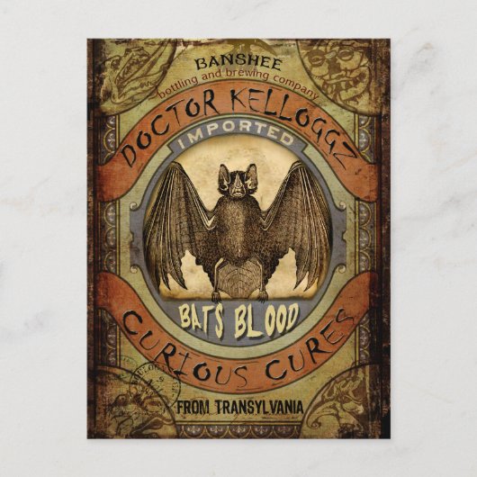 こうもり血 ポストカード (正面)