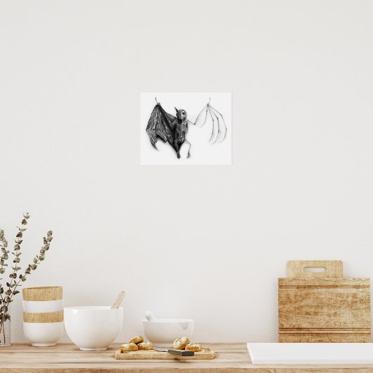 こうもり試料 ポスター (キッチン)