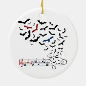 こうもり音楽デザイン2 セラミックオーナメント (裏面)