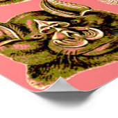 こうもり顔 ポスター (角)