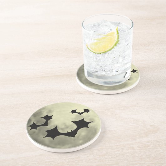 こうもり飛んでいるコースター コースター (側面)