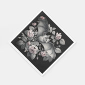 こうもり飛んでいるハロウィーン スタンダードランチョンナプキン (角)