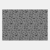 こうもり飛んでいるハロウィーン ラッピングペーパーシート (正面3)