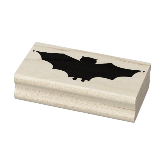 こうもり3シルエットアートスタンプ ラバースタンプ (スタンプ)