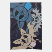 こうもり キッチンタオル (縦)