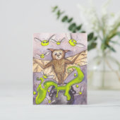 こうもり&コールドン葉書 ポストカード (スタンド正面)