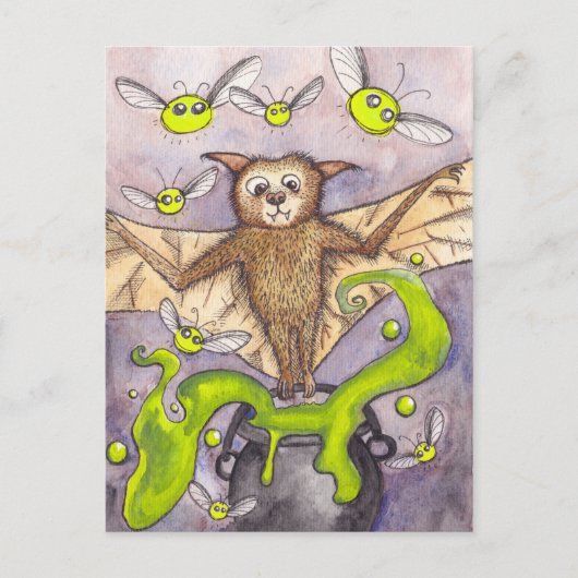 こうもり&コールドン葉書 ポストカード (正面)