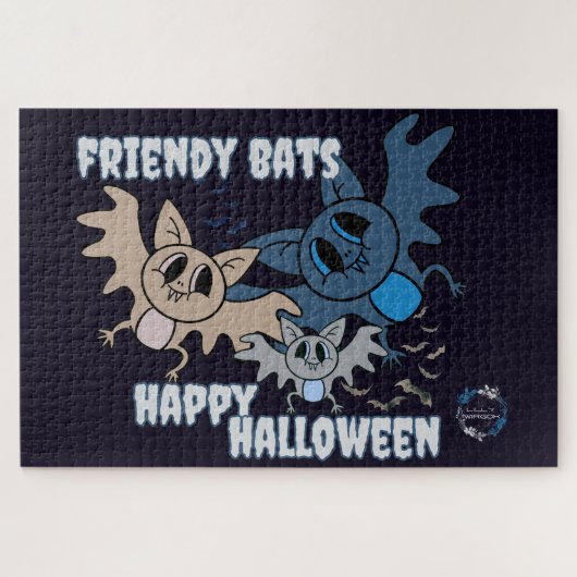 こうもり ジグソーパズル (横)