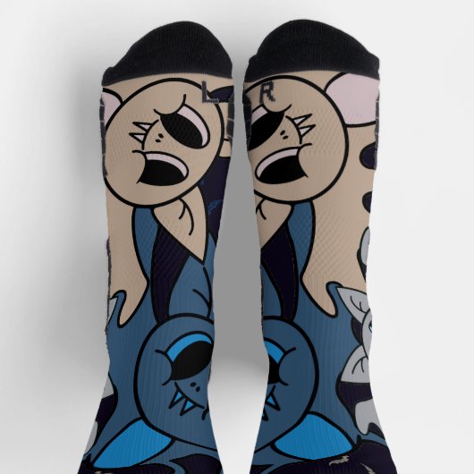 こうもり ソックス (上部)