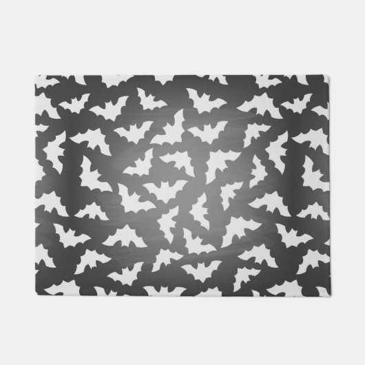 こうもり ドアマット (正面)