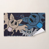 こうもり バスタオルセット (ハンドタオル)