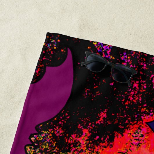 こうもり ビーチタオル (インサイチュ)