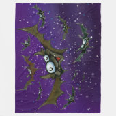 こうもり フリースブランケット (正面)