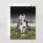 こうもり ポストカード (正面/裏面)