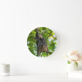 こうもり ラウンド壁時計 (ホーム)