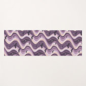 こうもり、月、天波 ヨガマット (正面(横))