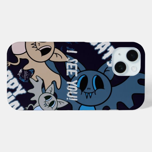 こうもり Case-Mate iPhoneケース (裏面 (横))