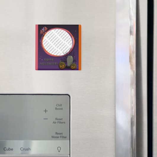 こうもり、Jack o' Lanterns、Tombstone、フォトフレームの追加 マグネット (インサイチュ (冷蔵庫))