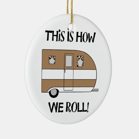 「こうやって転がる」 セラミックオーナメント (右)