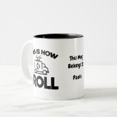 こうやって転がる ツートーンマグカップ (正面左)