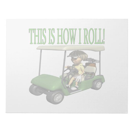 こうやって転が ノートパッド (正面)