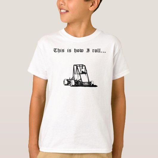 こうやって転が... Tシャツ (正面)