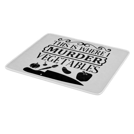 こおもしろいこで野菜厨房を殺した カッティングボード (角)