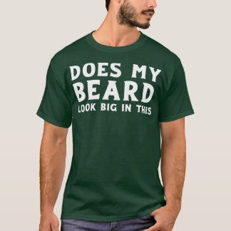 こおもしろいこで髭が大きく見える Tシャツ