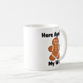 こおもしろいこは僕の意に反するジンジャーブレッドマン コーヒーマグカップ (正面右)