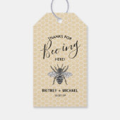 こおもしろいこ感謝していでミツバチを飼うために |素朴ヴィンテージ ギフトタグ (裏面)