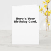 こおもしろいこ誕生日 カード (黄色い花)