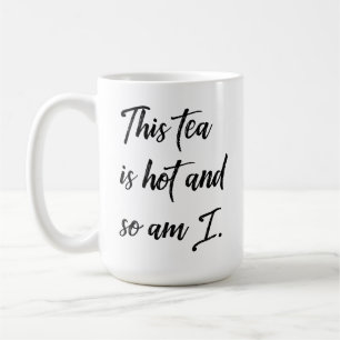 こおもしろいのお茶は熱くて私も コーヒーマグカップ