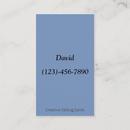 こおもしろいの人は私の番号を呼ぶ多分デートすること コーリングカード (裏面)