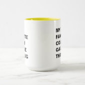 こお気に入りのこ与えのバおもしろいグ マグカップ (中央)