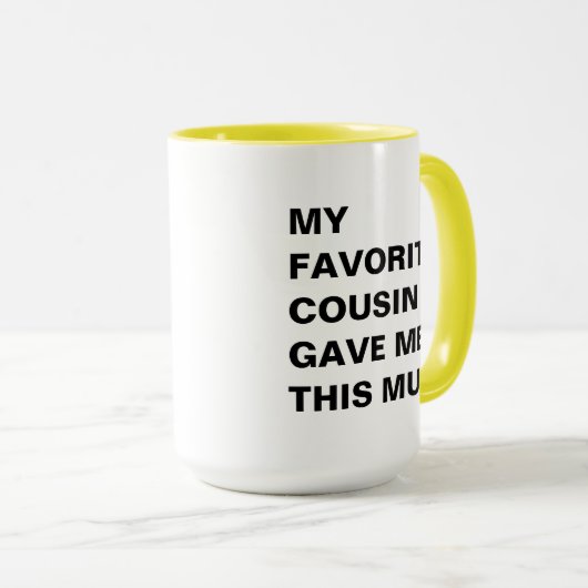 こお気に入りのこ与えのバおもしろいグ マグカップ (正面右)