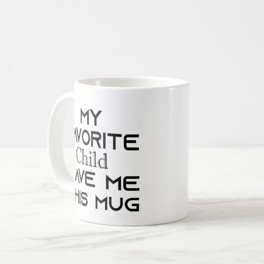 こお気に入りのれ与えの子  コーヒーマグカップ (正面左)