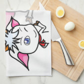 こかげのやぎ キッチンタオル (四つ折り)