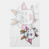 こかげのやぎ キッチンタオル (縦)