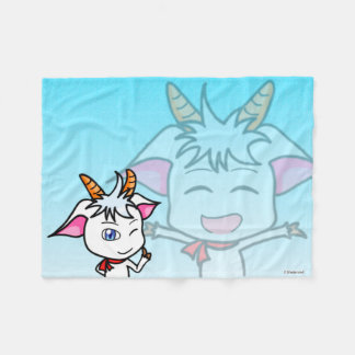 こかげのやぎ フリースブランケット