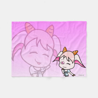 こかげのやぎ フリースブランケット