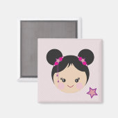 こけしこけし(文棒付) マグネット (正面/裏面)
