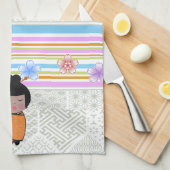 こけしとんぼ キッチンタオル (四つ折り)