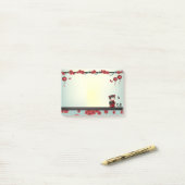 こけしのかいこ「子」 ポストイット (デスク上)