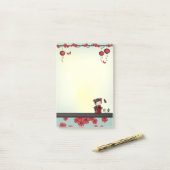 こけしのかいこ「子」 ポストイット (デスク上)