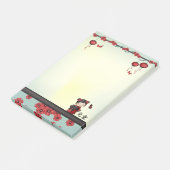 こけしのかいこ「子」 ポストイット (アングル)