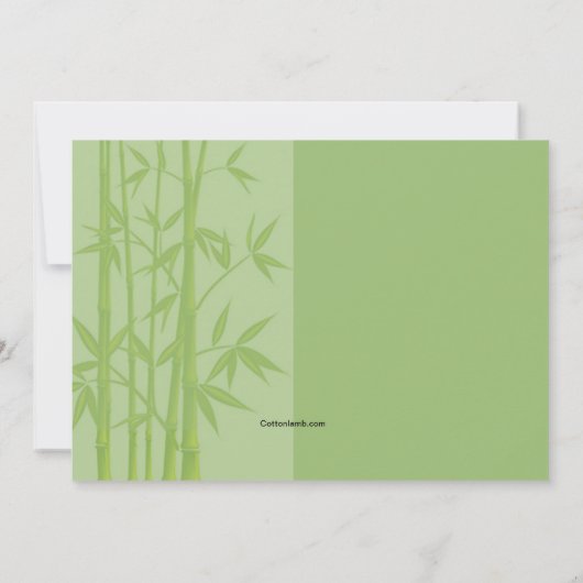 こけしのフレンズ招待状 招待状 (裏面)