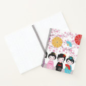 こけしの人形 ノートブック (内部)