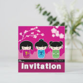 こけしスクエア招待状 招待状 (スタンド正面)