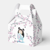 こけし人形さくらんぼの花 フェイバーボックス (正面サイド)