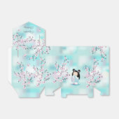 こけし人形さくらんぼブロッサムカスタム誕生日 フェイバーボックス (折り畳みなし)